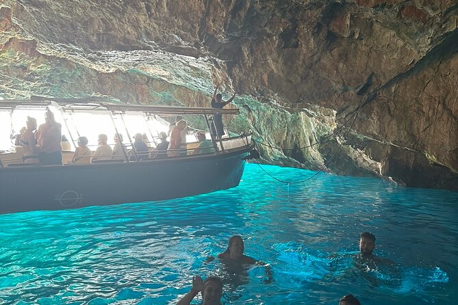 2025 Private Boat To Blue Cave 3 hours ADVENTURE - Inside the former submarine tunnel