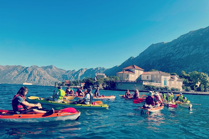 3 Hours Kayaking in Kotor Bay in Montenegro - Paddling toward Dobrota and Glavati beach
