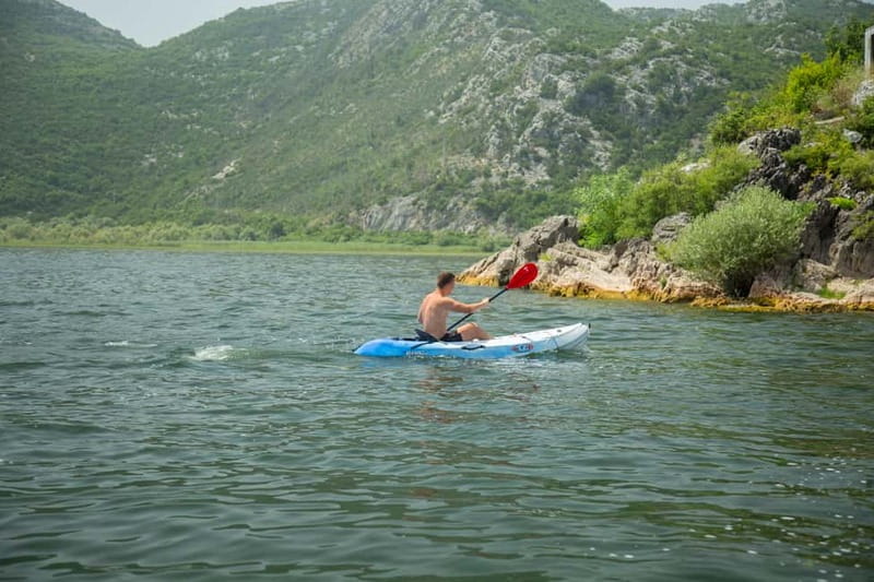 All Day Self-Kayaking to secret spots and wildlife observing - Lesendro Fortress adds a dose of Montenegro’s past
