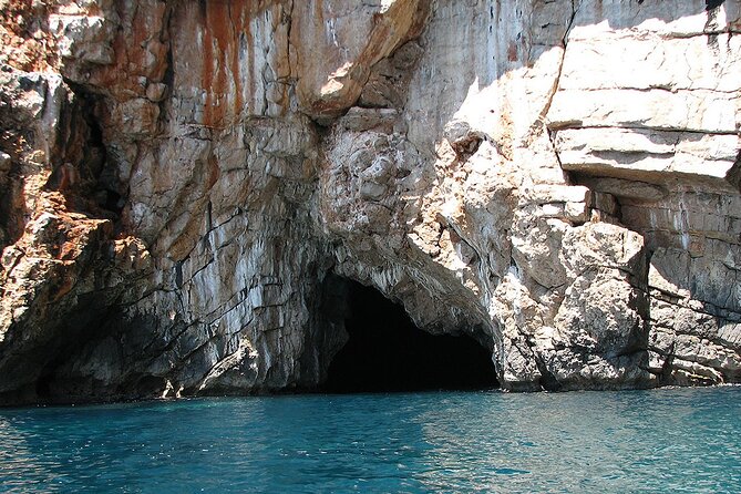 Best Private Blue Cave & Bay of Kotor Speedboat Tour - Mamula Fortress at Boka Bay’s entrance