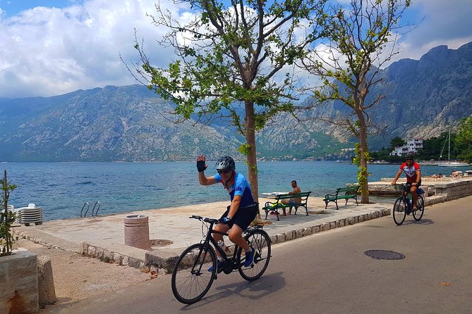 Bike tour - Kotor Bay circle and visit Our Lady of the Rock - Church of Our Lady of Angels and the narrow bay