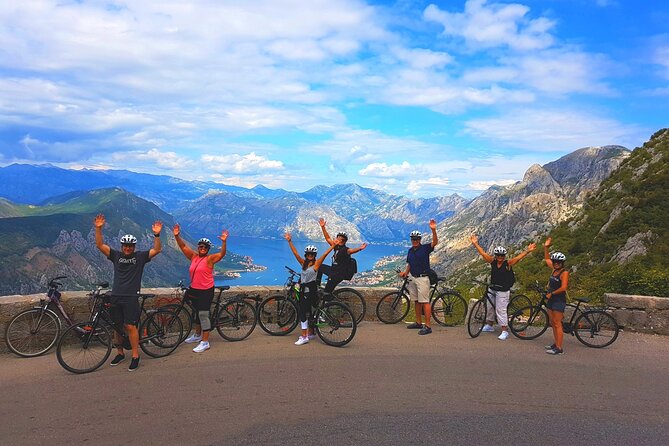 Bike tour - Panoramic downhill from Njeguši and Kotor serpentines - Starting beside Kotor’s old town walls