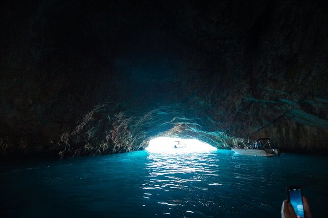 Blue Cave and Lady of the Rocks 3 Hour Tour - Mamula Island from the water
