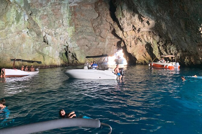 Blue Cave Kotor Swim, Mamula&Lady of the Rock 3 Hour Ticket Tour - Entering a former submarine tunnel