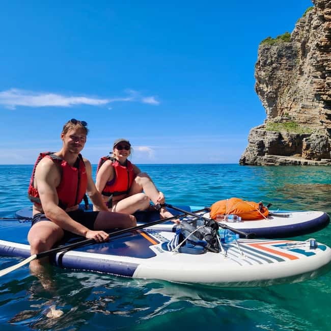 Budva: 3-Hour Paddle Board or Kayak Tour to Coastal Caves - The Dancing Girl and Budva’s cliffs