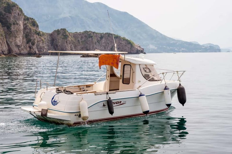 Budva Bay: Boat Tour with Snorkeling and Sightseeing - The island stop after about 20 minutes