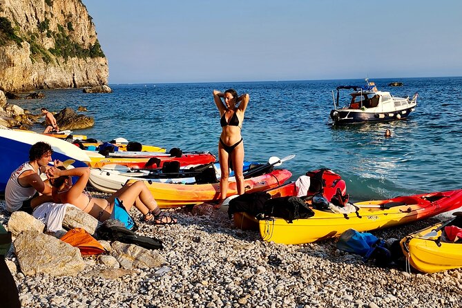 Budva Bay: Kayak & SUP Tour to Coastal Caves - Swimming and snorkeling at the Blue Lagoon