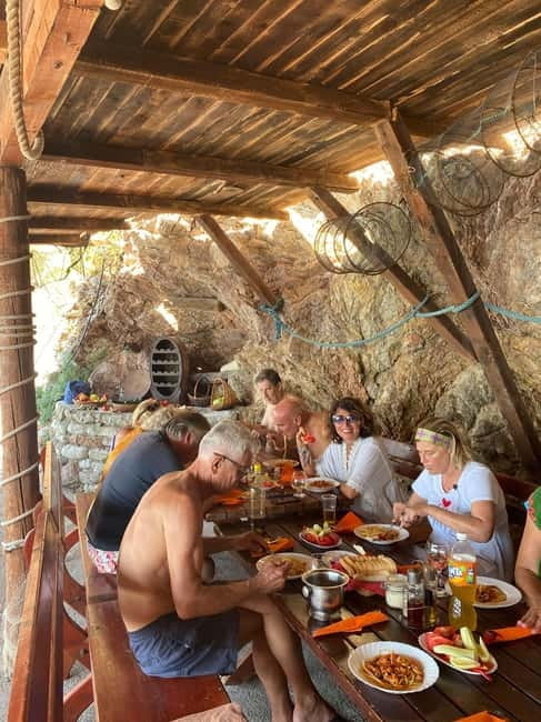 Budva: Hidden paradise tour with snorkeling and lunch - Lunch by the Water, With Fish and Wine