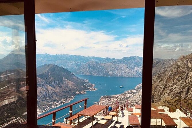 Cable car + Electric MTB from Njegos Mausoleum to Kotor bay - A drink and views at Horizont Bar