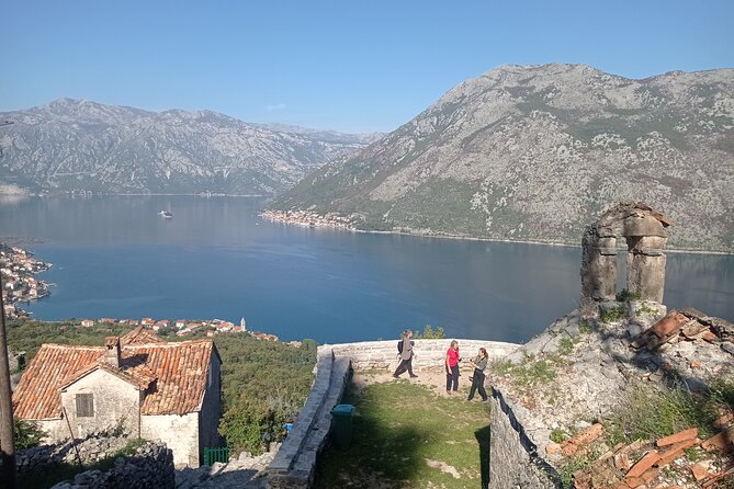 Cycling and hiking short tour through the bay of Kotor - Cooling off with a swim on the return