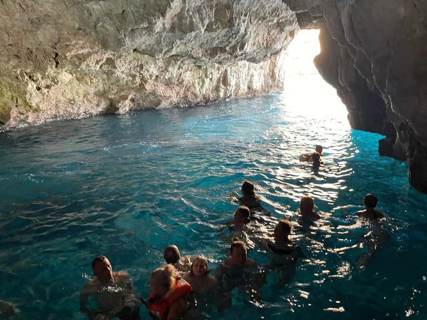 Deluxe excursion from Budva: Blue Cave tour - A quiet view of St. Nikole near Krimovica