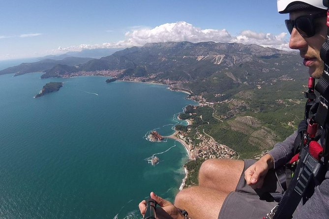 Exclusive Paragliding Montenegro - From the Meeting Point to Bečići Beach