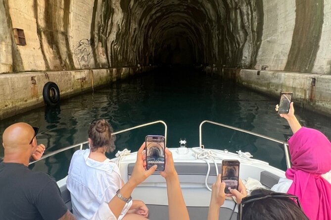 From Kotor: Boat to Blue Cave & Lady of the Rocks &Submarine Base - Entering the Blue Cave, If Conditions Allow