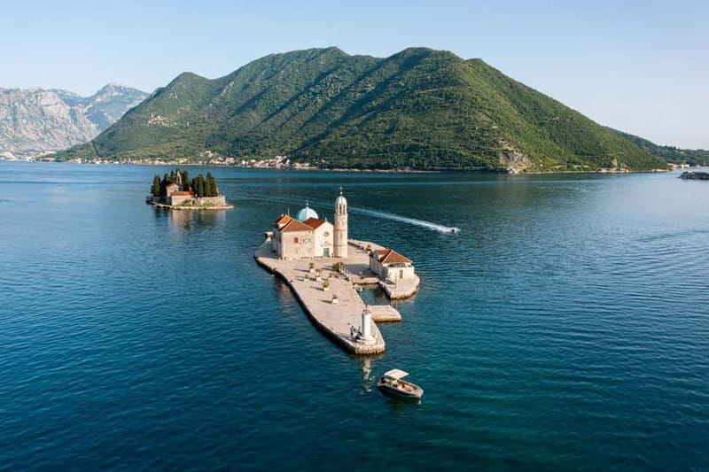 From Kotor: Boating, Kayaking, & Cycling Tour - Our Lady of the Rocks and the stories of Perast
