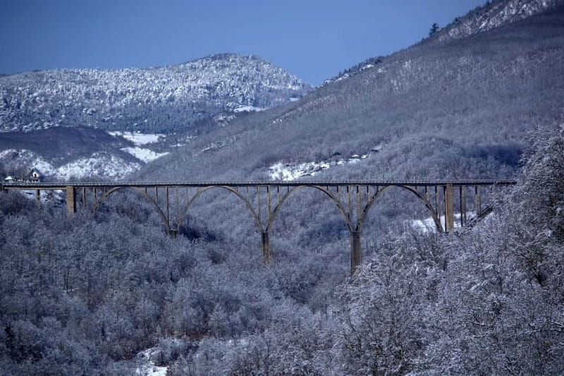 From Podgorica: Durmitor NP & Tara canyon-Amazing Montenegro - Đurđevića Tara Bridge and the optional zip line