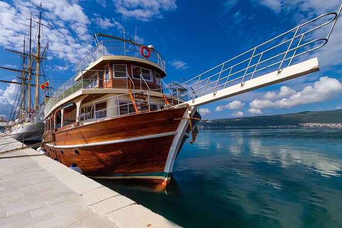 From Tivat/Kotor: Whole Boka Bay Guided Cruise, Comfortable Ship - Our Lady of the Rocks and its votive museum