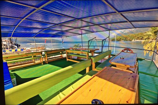 From Tivat/Kotor: Whole Boka Bay Guided Cruise, Comfortable Ship - The Blue Cave and Rose fishing village