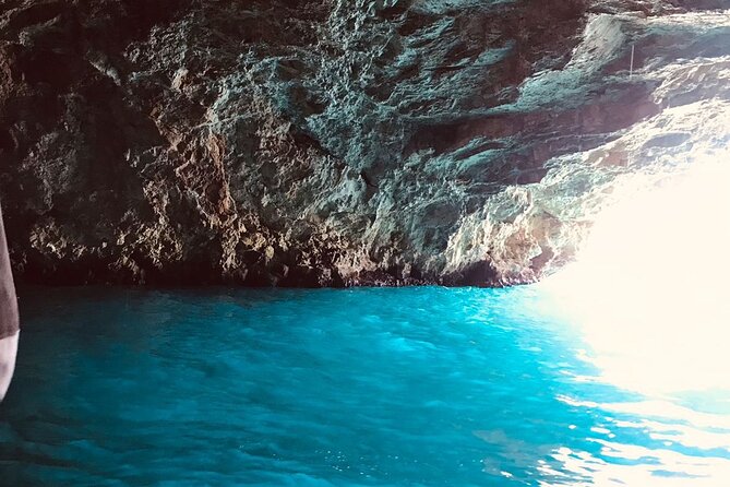 Group Guided Tour: Blue Cave Speedboat Tour in the Bay of Kotor - Mamula Island and a fortress with a darker past