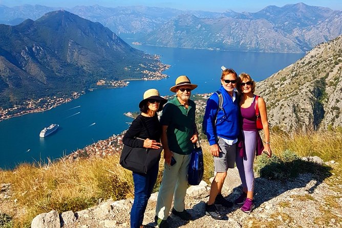 Hiking downhill from Krstac to Kotor, visit San Giovanni fortress - A pause in Spiljari village