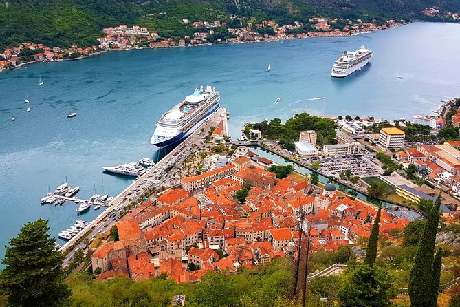 Hiking downhill from Krstac to Kotor, visit San Giovanni fortress - The drive up the Kotor Serpentine