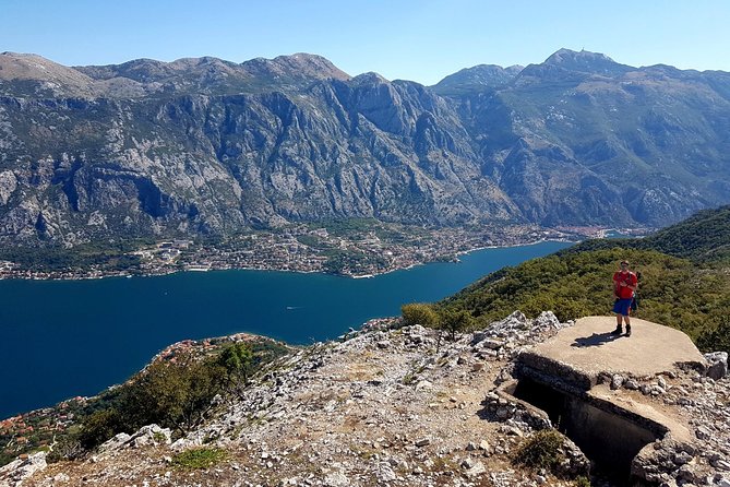 Hiking Vrmac peninsula with panoramic view on Kotor bay - Sveti Ilija and the big Kotor Bay panorama