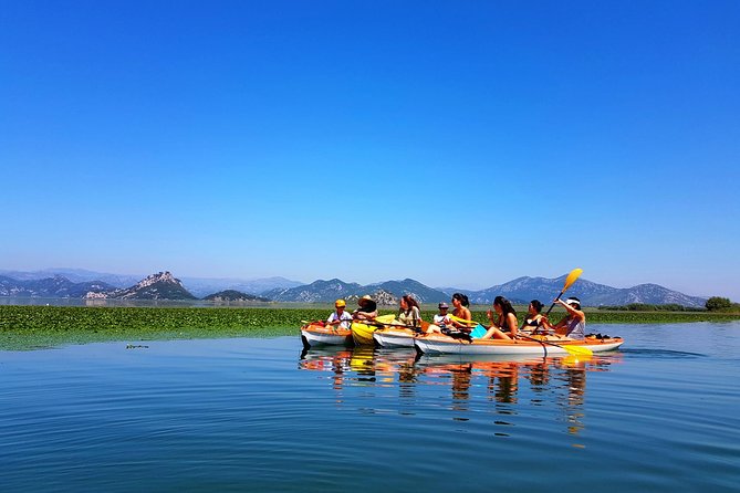 Kayak Guided Tour Skadar lake - Adventure in National park - Grmozhur Fortress and its abandoned prison