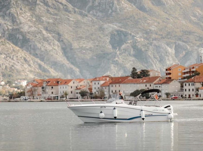 Kotor: Bay of Kotor and Blue Cave Speedboat Tour - The Blue Cave swimming stop
