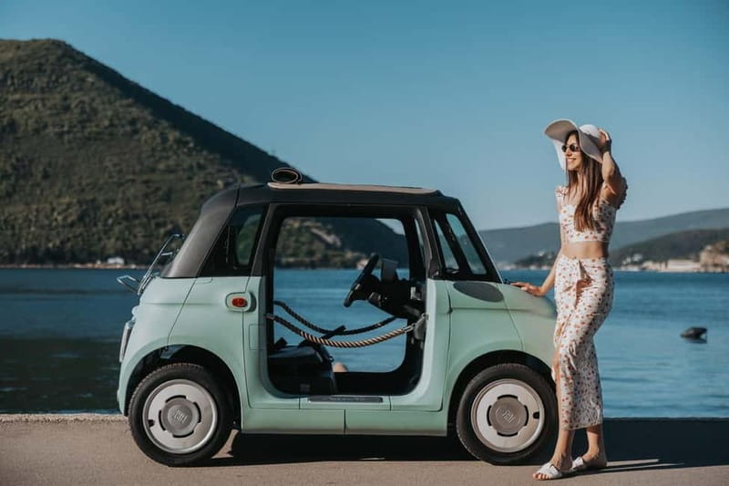 Kotor: Bay of Kotor and Tivat Electric Car Tour - Muo and the first stretch along the bay