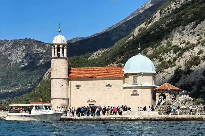 Kotor Bay Speedboat Tour: Blue Cave and Lady of the Rocks - Perast from the water