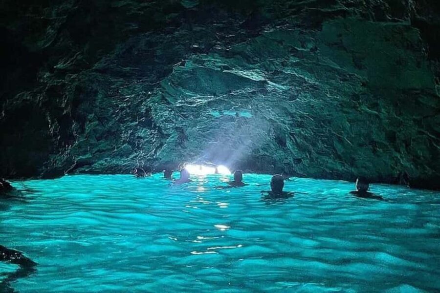 Kotor: Blue Cave & Our Lady of The Rocks & Submarine Base - The speedboat ride is part of the experience