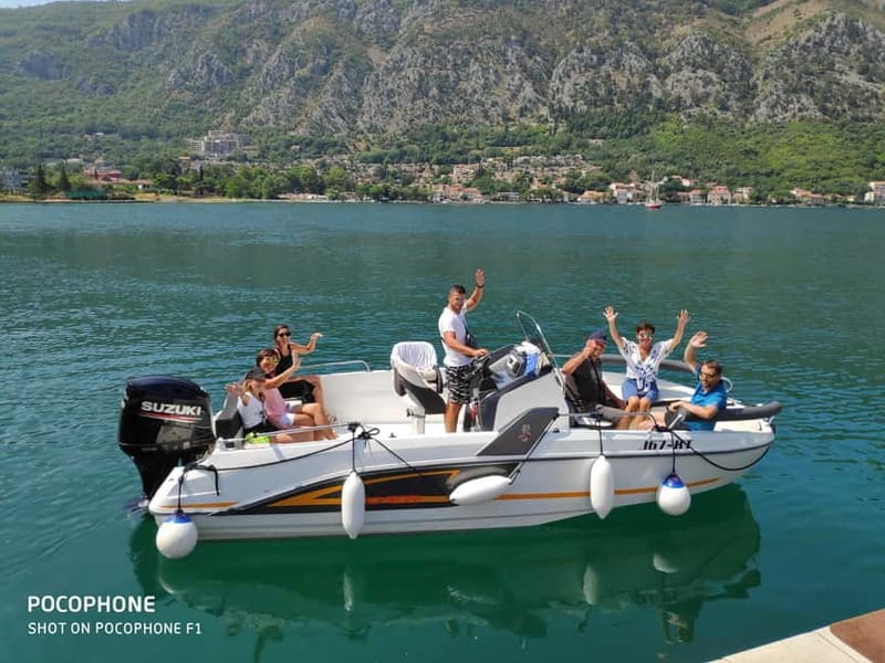 Kotor: Blue Cave with Kotor Bay Island and Submarine Tunnels - Swimming inside the Blue Cave
