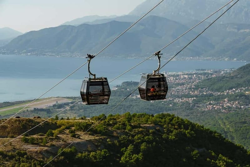 Kotor - Cable Car - Perast " Lady Of The Rock" - Leaving Kotor for the cable-car station