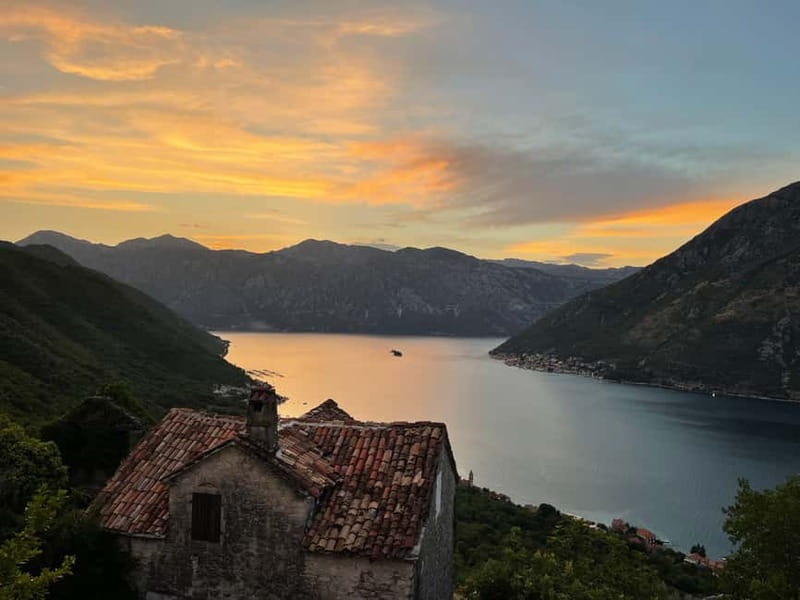 Kotor: Jeep Tour to Hidden Stone Village & Food Tasting - A Forest Terrace With Local Food