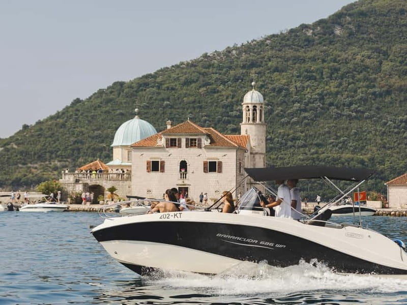 Kotor: Perast and Island- Lady of the Rocks-Speedboat Tour - Passing Saint George Island