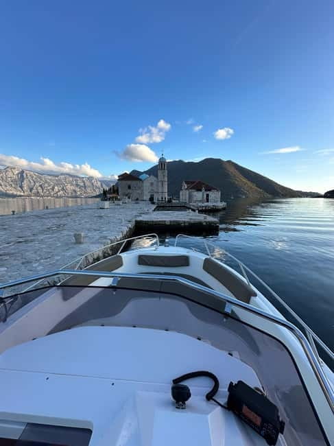 Kotor: Private boat tour Blue Cave & Our Lady of the Rocks - Inside a former Yugoslav submarine tunnel