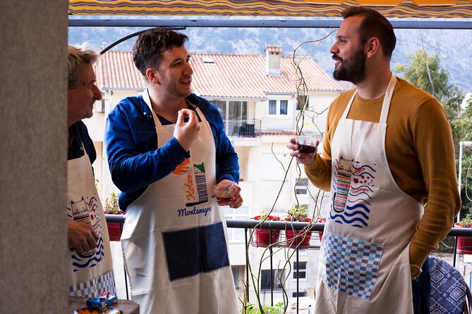 Kotor private cooking class with lunch and Old town guided tour - A three-course lunch on the terrace