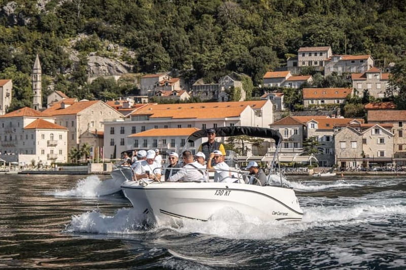 Kotor: Relaxing 3h Tour to Lady of the Rocks & Perast - The 20-minute ride across the Bay of Kotor