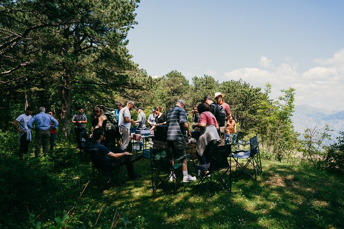 Kotor & Tivat Jeep Tour: Fortress Trails & Local Picnic - Fort Vrmac on the forested ridge