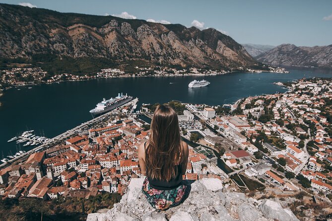 Lady of the Rocks & Perast Old Town Private Tour (up to 5 people) - Perast’s baroque waterfront from the bay