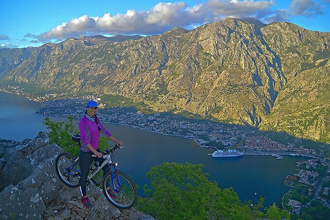 Mountain Biking on Vrmac peninsula - Panoramic view on Kotor bay - Fort Vrmac and the appeal of abandoned military sites