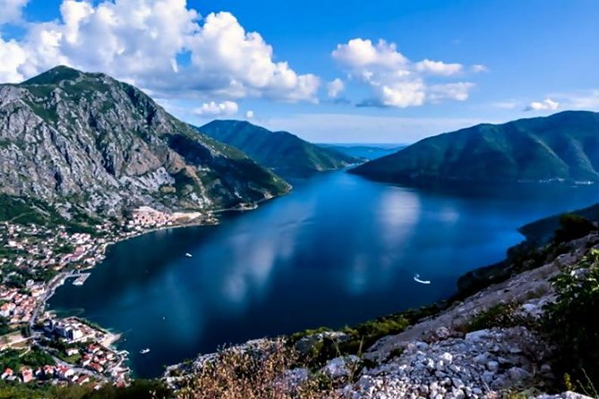 The Bay of Kotor seen from the Lovcen road