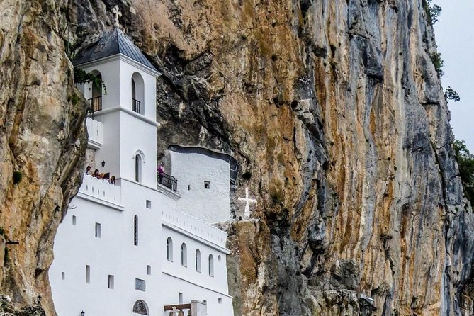 Ostrog Monastery tour - Arriving at a monastery built into the rock