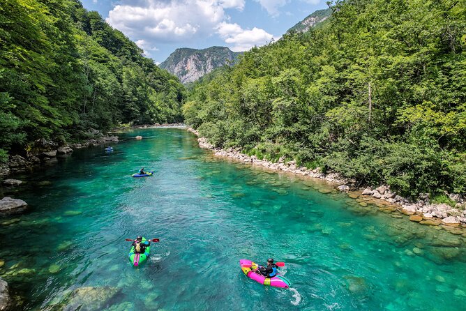 Packrafting Tara River - Gentle Water First, Then Grade II to III Rapids