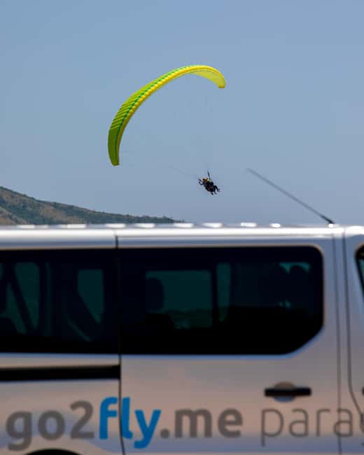 Paragliding in Budva with Certified Pilot (All-Inclusive) - A Simple Running Start and a Surprisingly Calm Flight