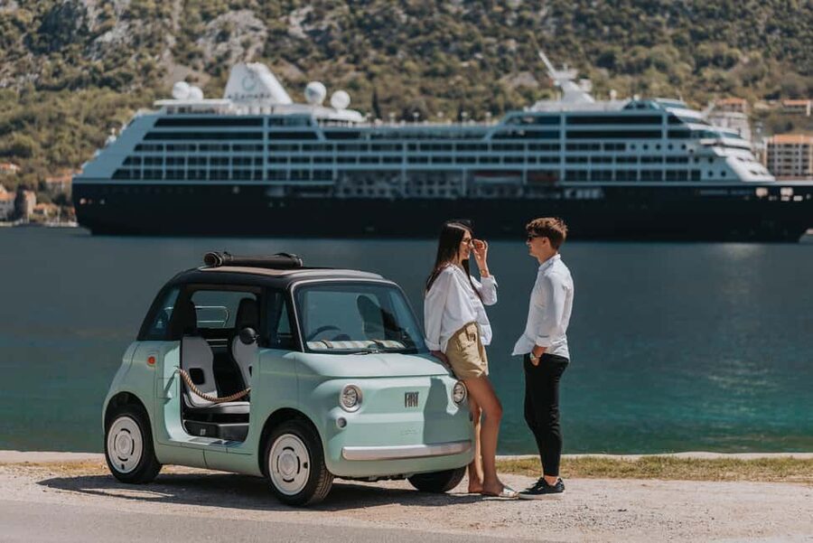 Perast: Guided Tour in a Fiat Topolino E-Car - Why the Topolino changes the whole outing