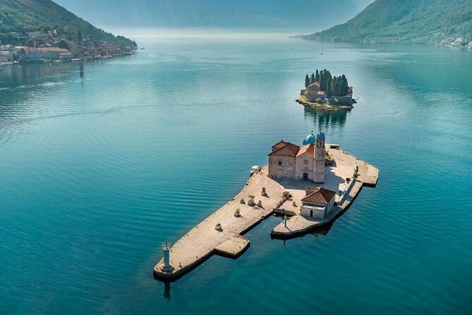 Perast-Our Lady Of The Rocks &Blue Cave-Private Tour Black Pearl - Mamula Fortress from the water