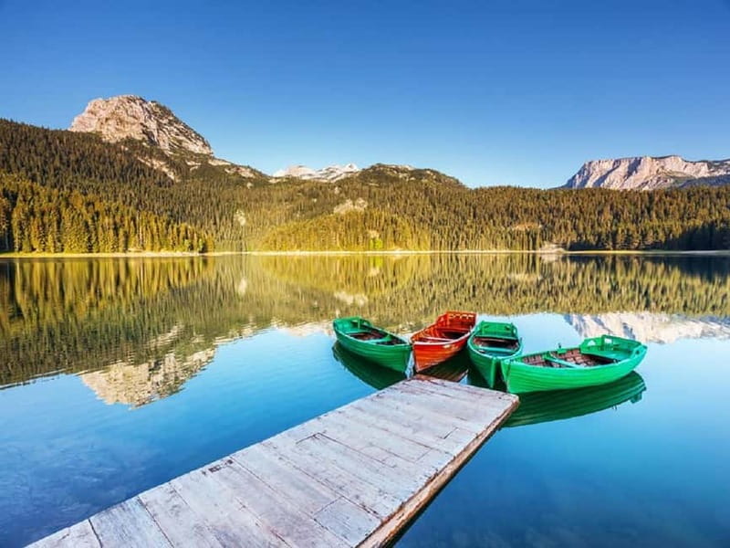 Podgorica: Durmitor National Park- Tara river, bridge & lake - Žabljak, Montenegro’s high mountain center