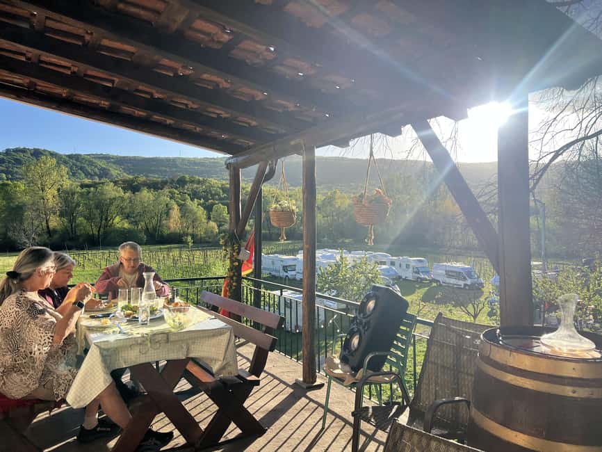 Podgorica: Panoramic Wine Tasting & Snack - Campsite activities and time to wander