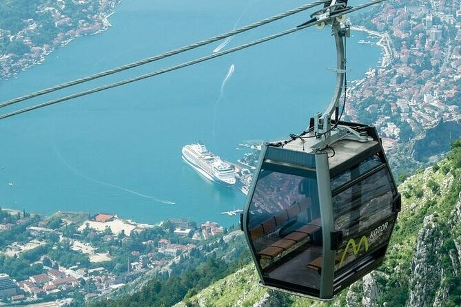 Private Tour Cable car -Kotor- Perast- our Lady of the Rocks - Starting high above Kotor on the cable car