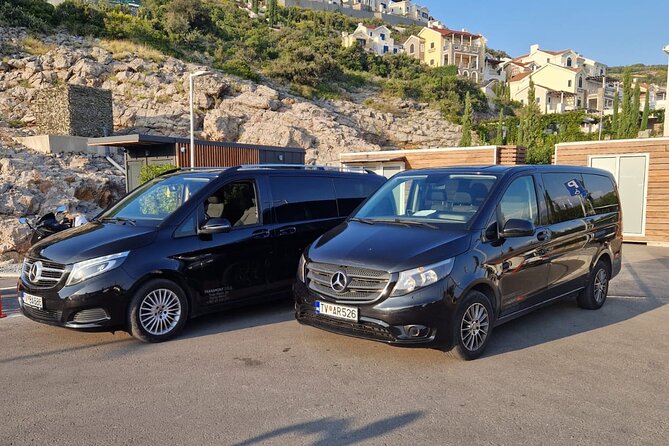 Private transfer from Podgorica airport or Podgorica to Tivat - From Podgorica Airport to Tivat in about 90 minutes